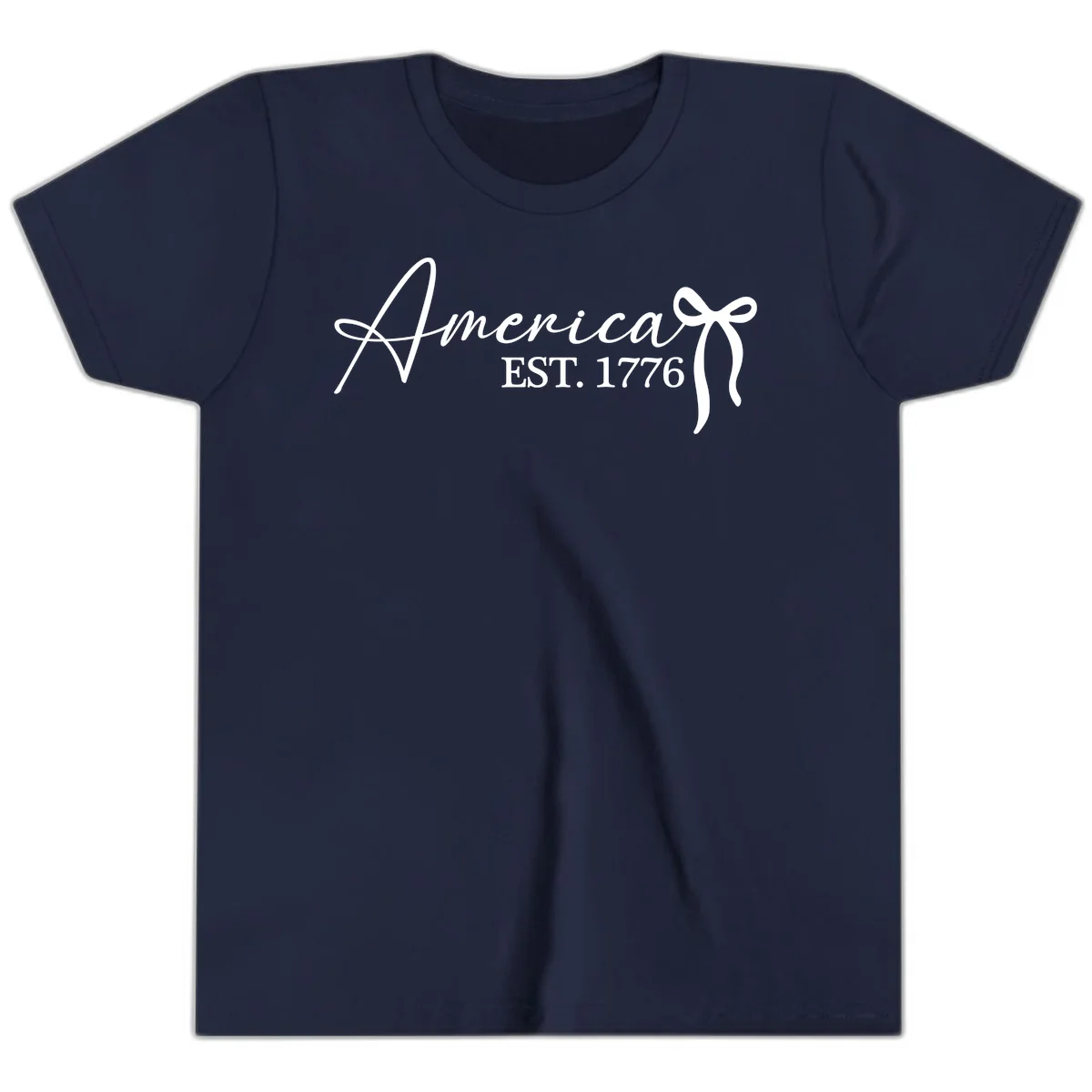 America Established 1776 Youth T-Shirt in Navy