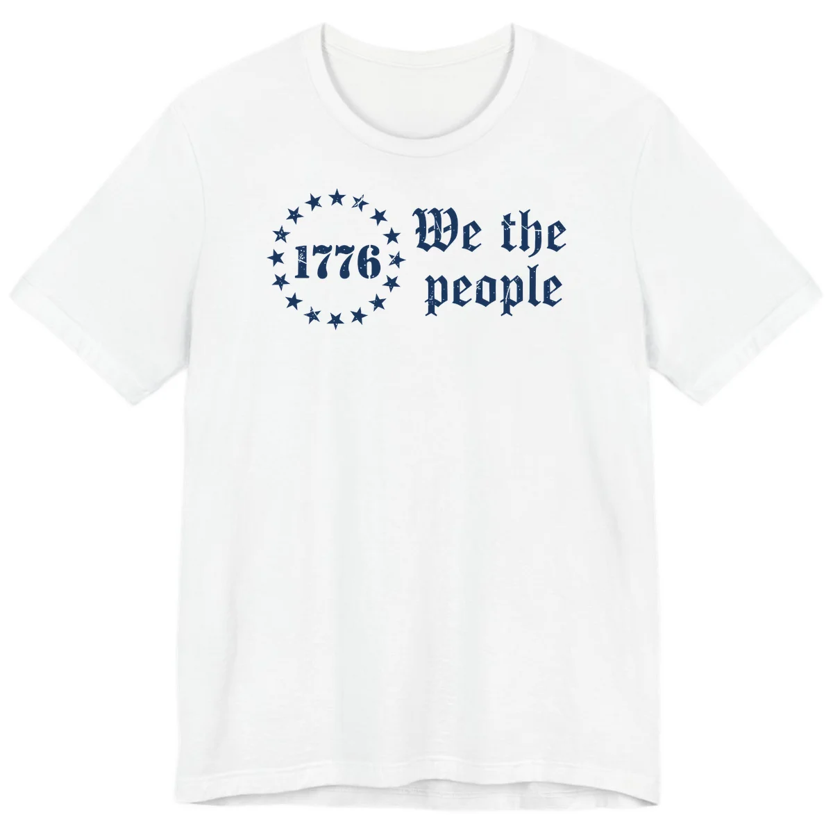 We The People Est 1776 Premium Tee in White