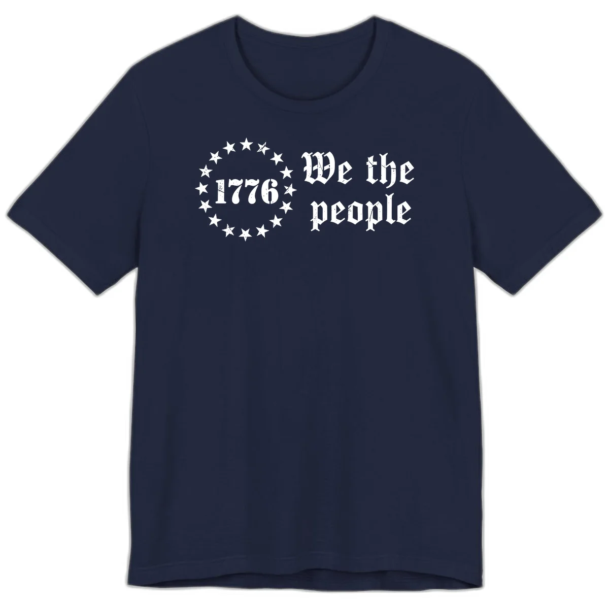 We The People Est 1776 Premium Tee in Navy