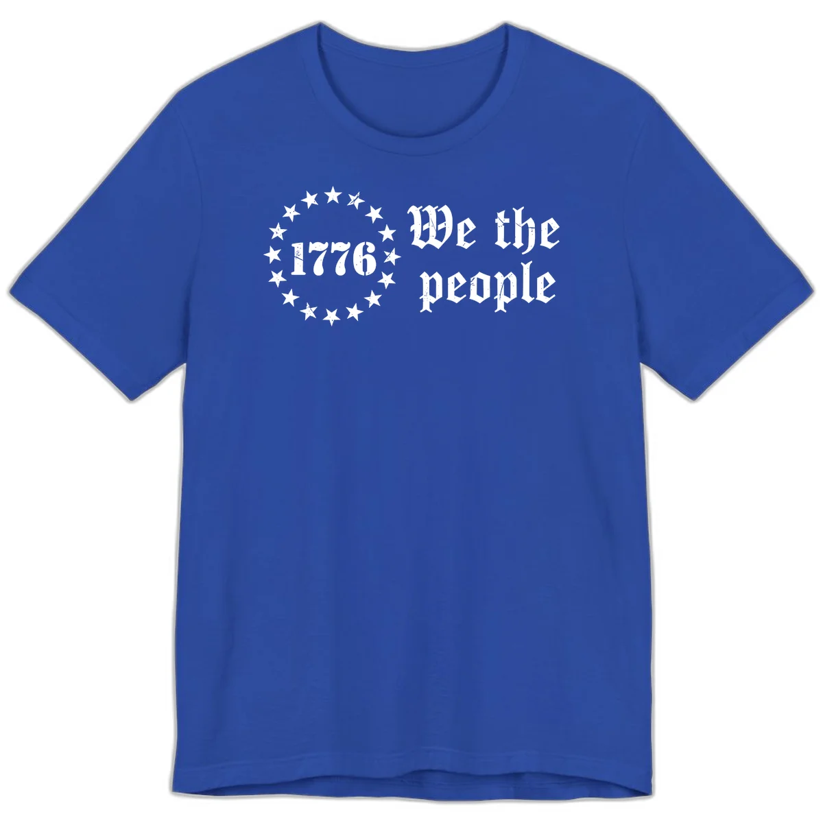 We The People Est 1776 Premium Tee in True Royal