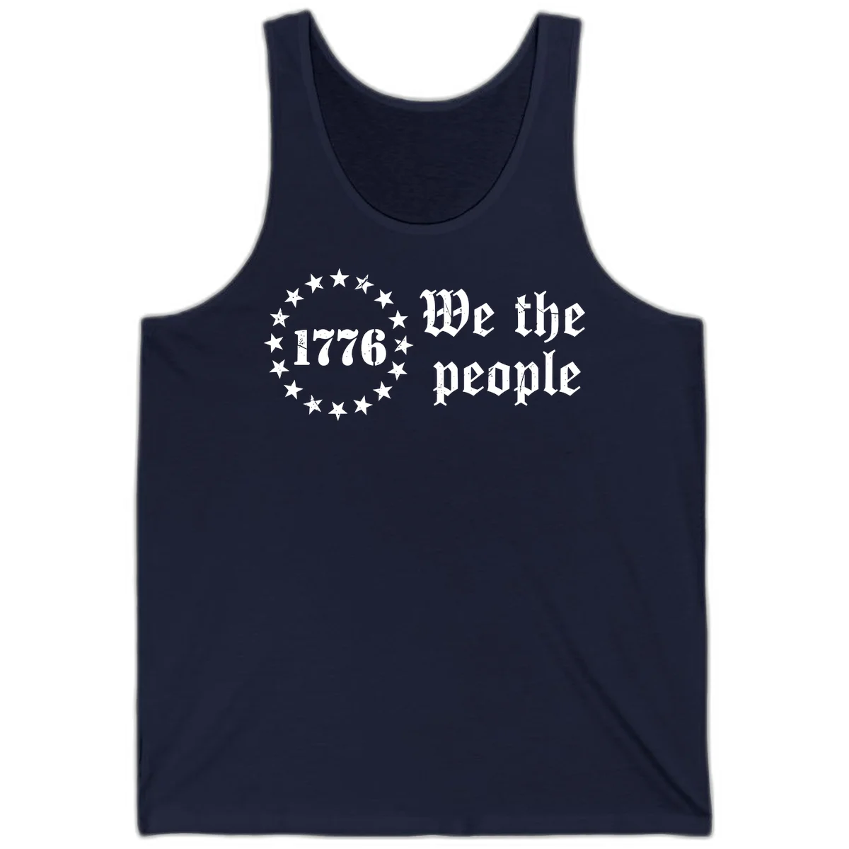We The People Est 1776 Tank in Navy