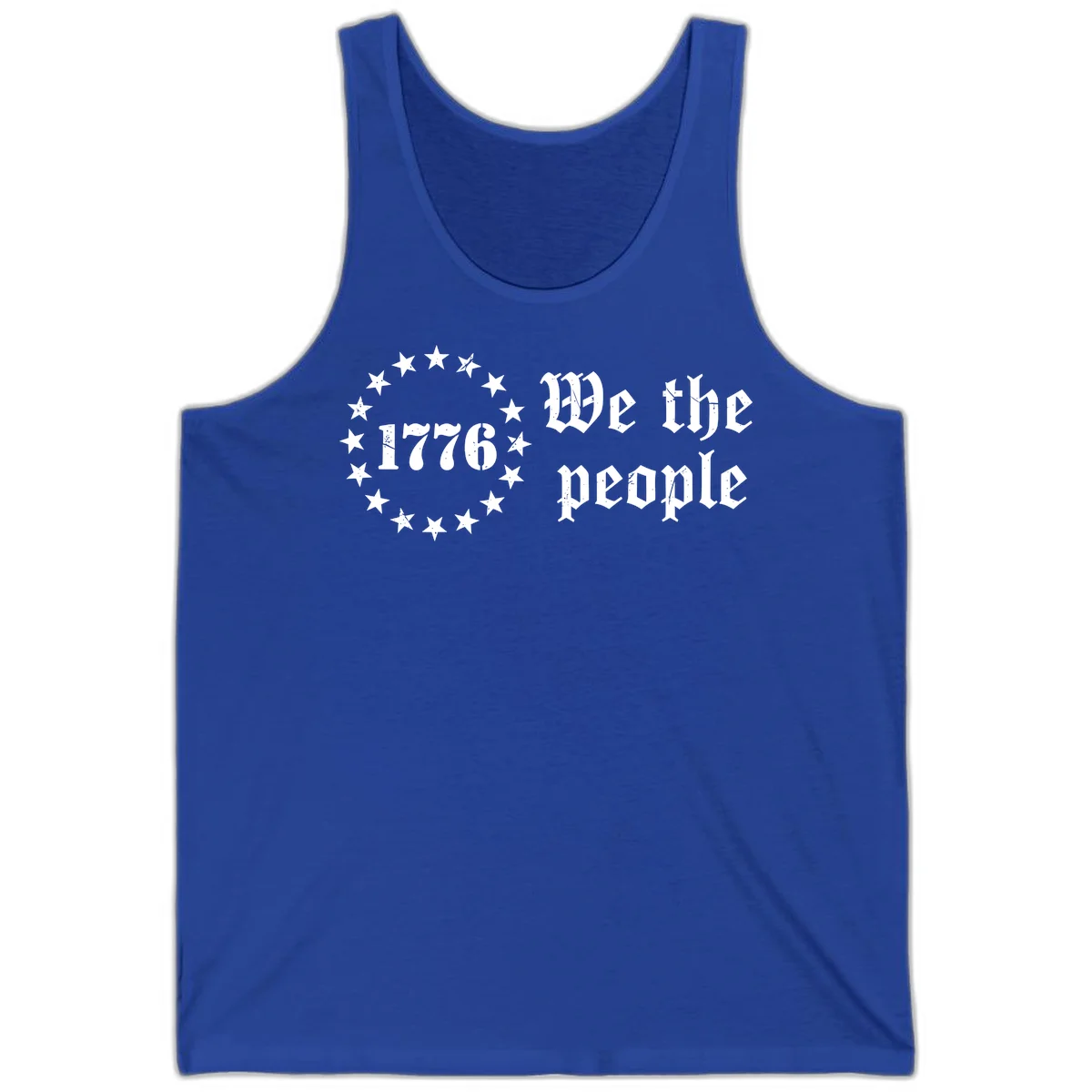 We The People Est 1776 Tank in True Royal