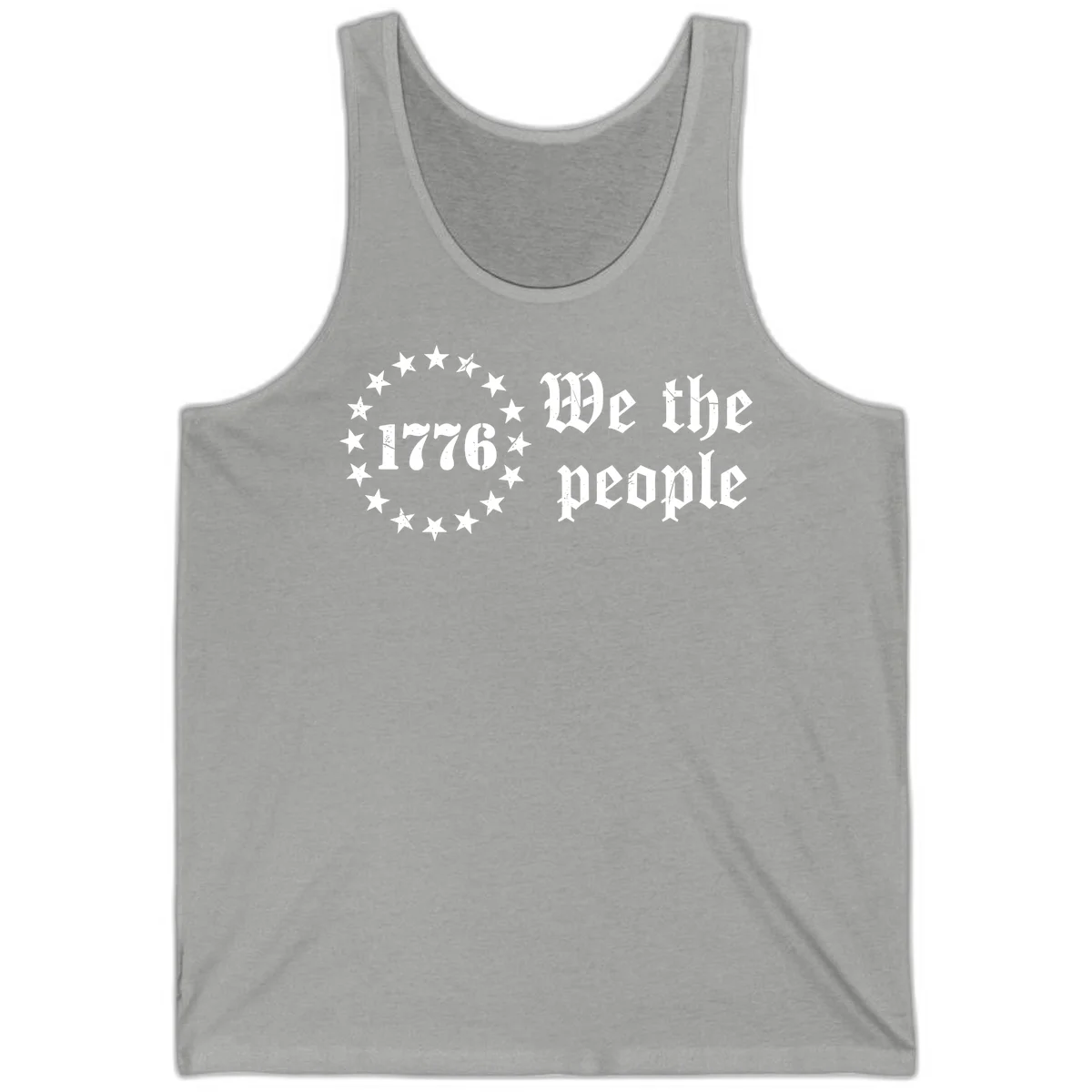 We The People Est 1776 Tank in Athletic Heather