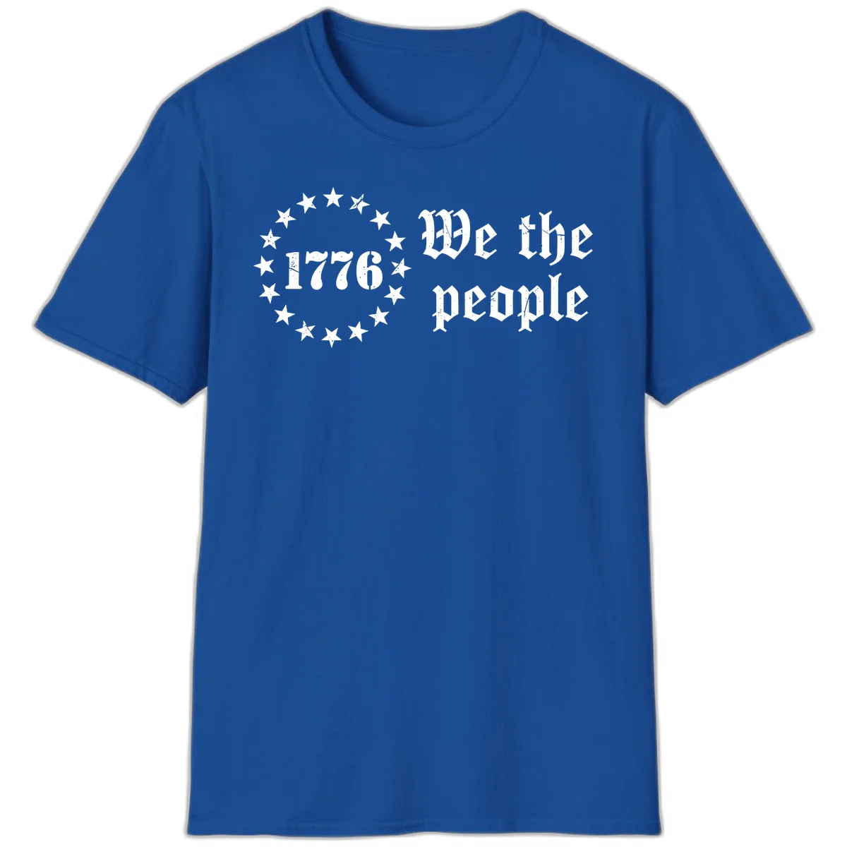 We The People Est 1776 T-Shirt in Royal