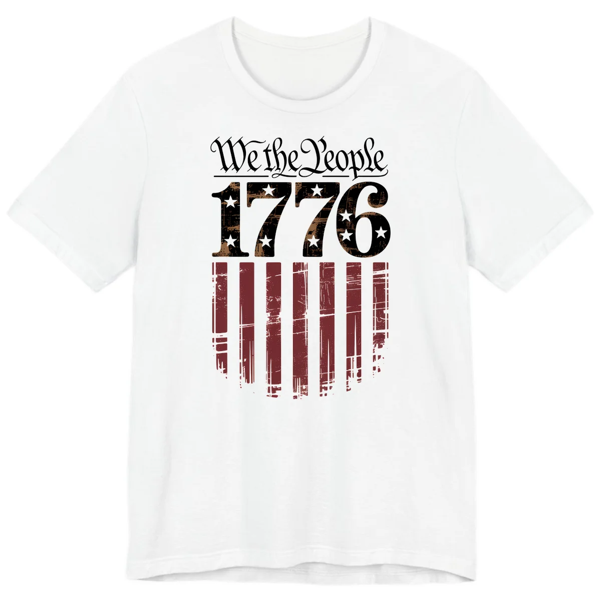 We The People 1776 Premium Tee in White