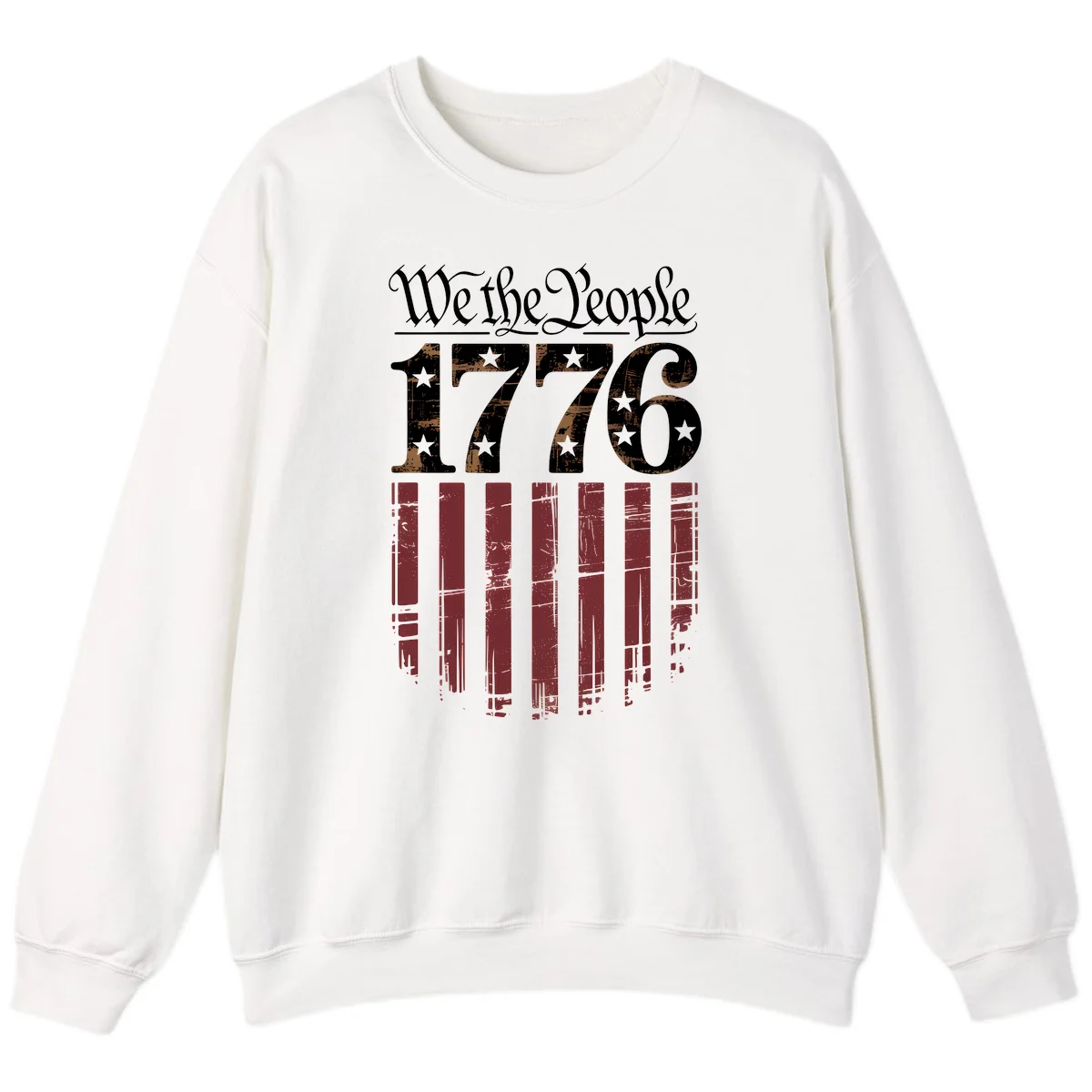 We The People 1776 Sweatshirt in White