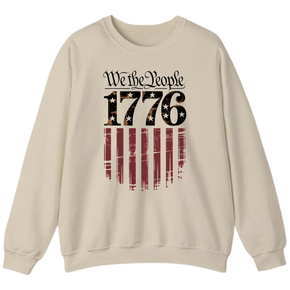 We The People 1776 Sweatshirt in Sand