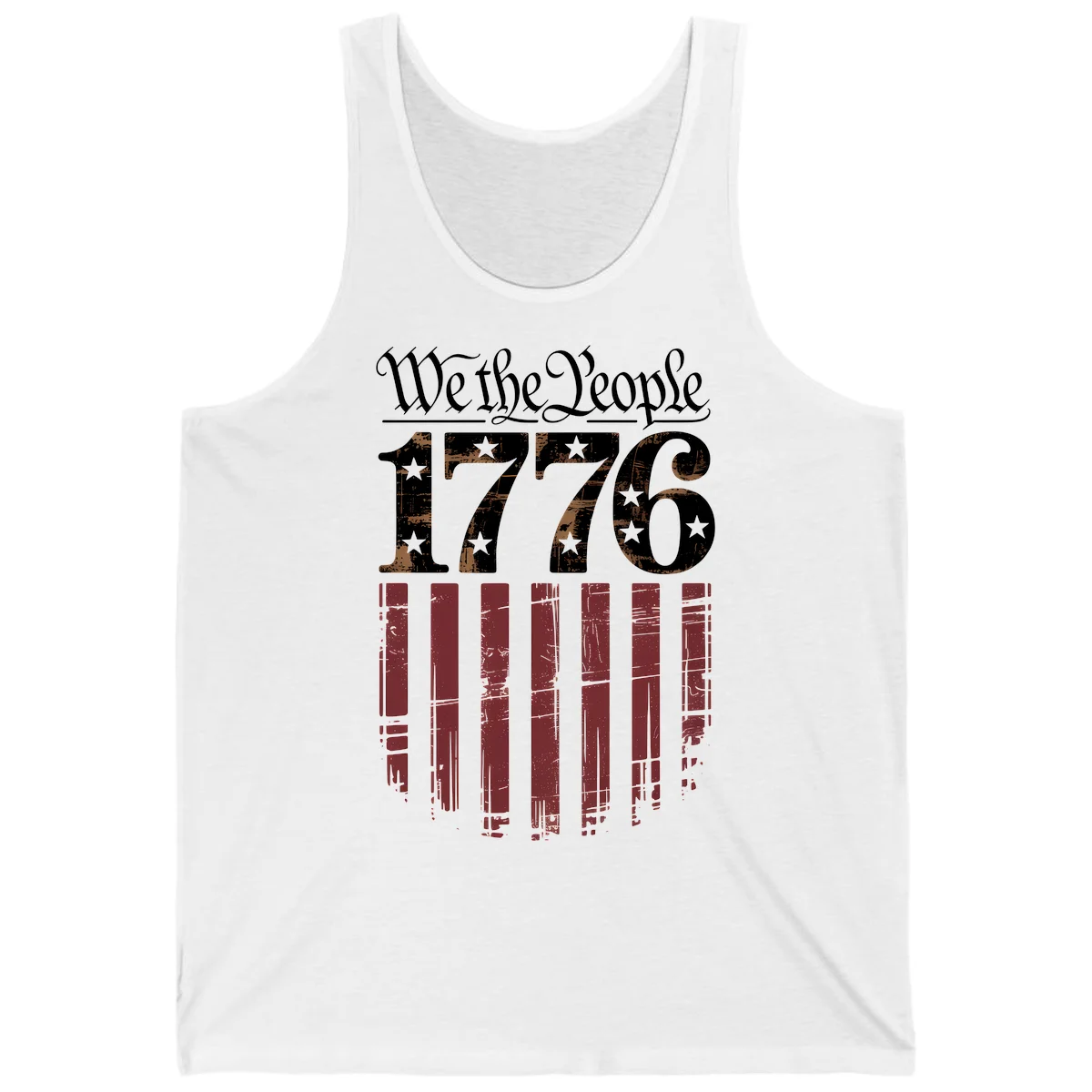 We The People 1776 Tank in White