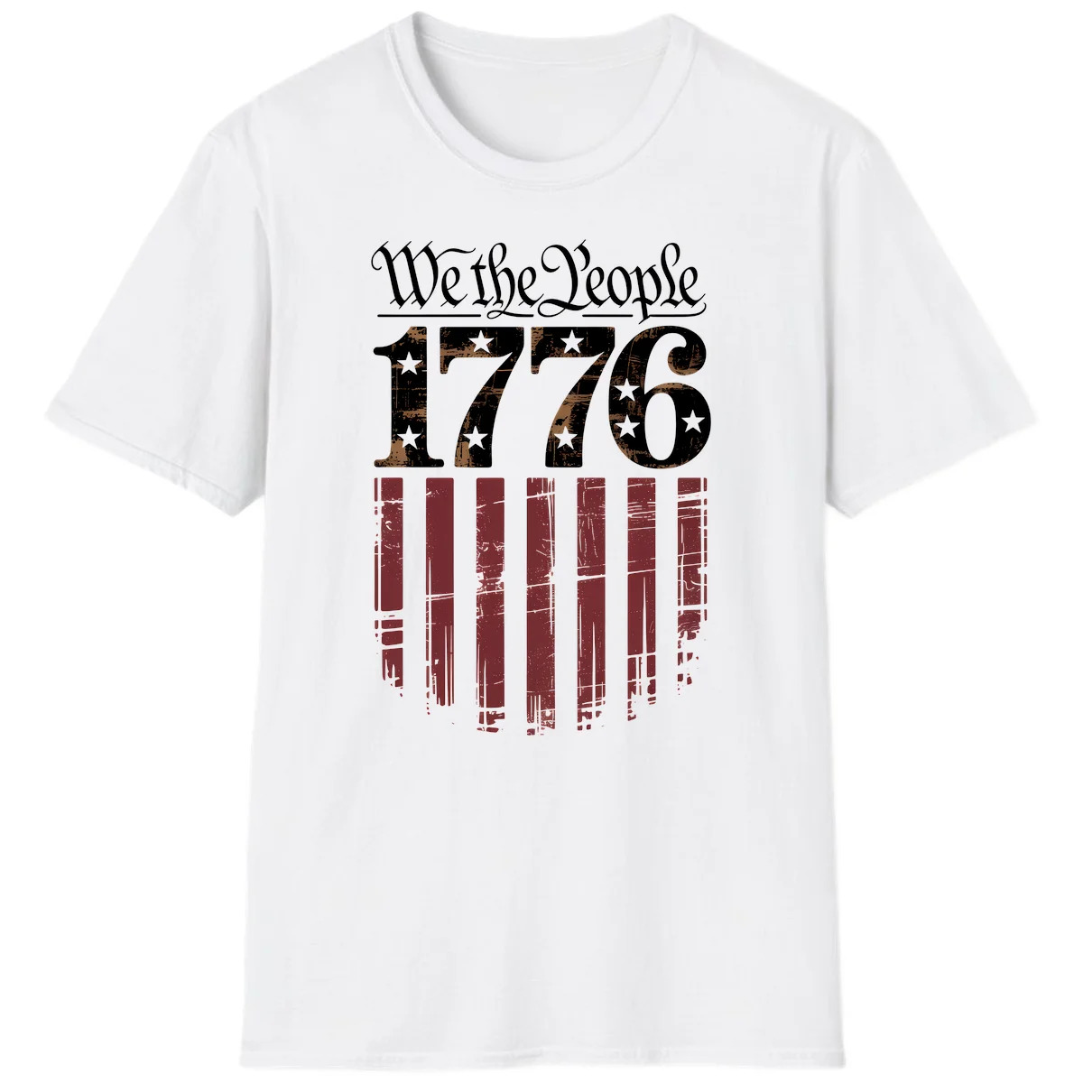 We The People 1776 T-Shirt in White