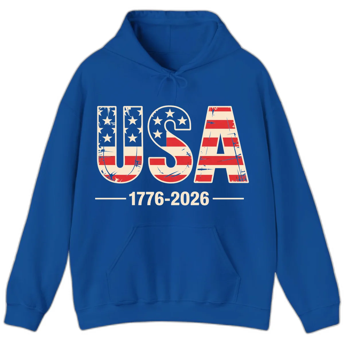 USA 1776-2026 Semiquincentennial Hoodie in Royal