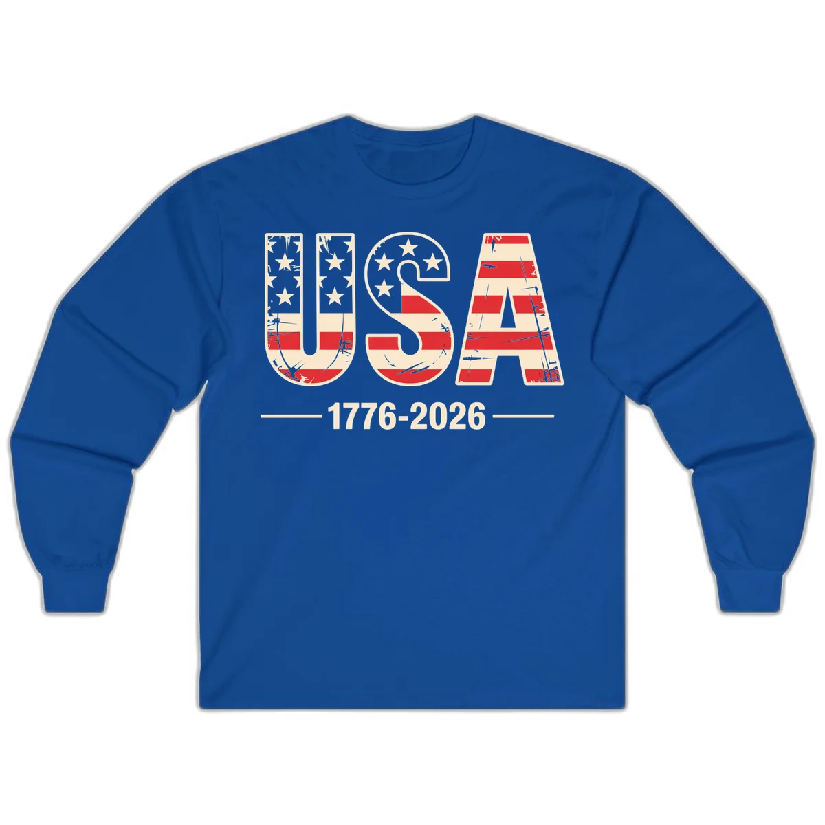 USA 1776-2026 Semiquincentennial Long Sleeve in Royal
