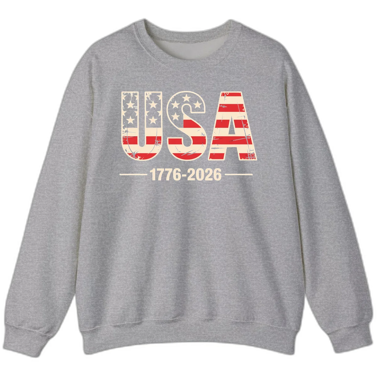 USA 1776-2026 Semiquincentennial Sweatshirt in Sport Grey