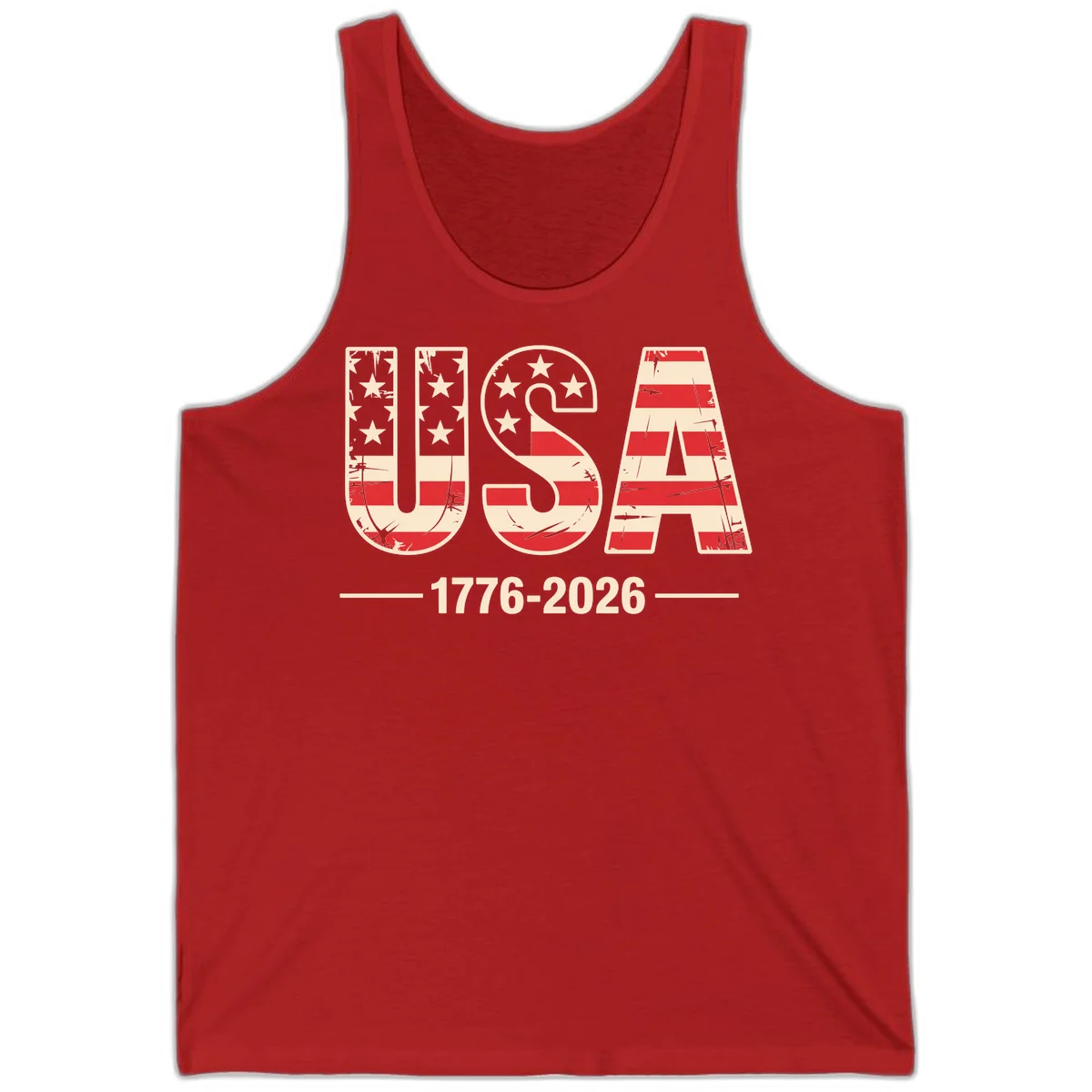 USA 1776-2026 Semiquincentennial Tank in Red