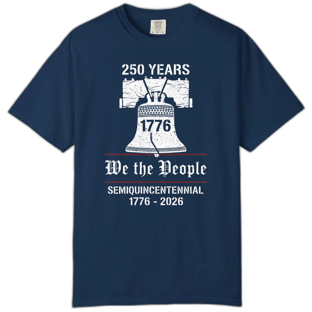 America 250 Liberty Bell Comfort Tee in Navy