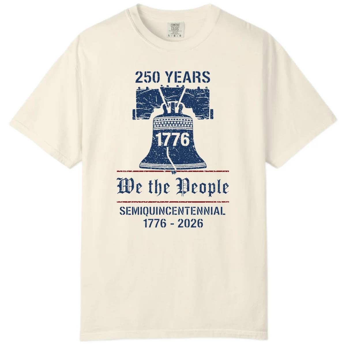 America 250 Liberty Bell Comfort Tee in Ivory