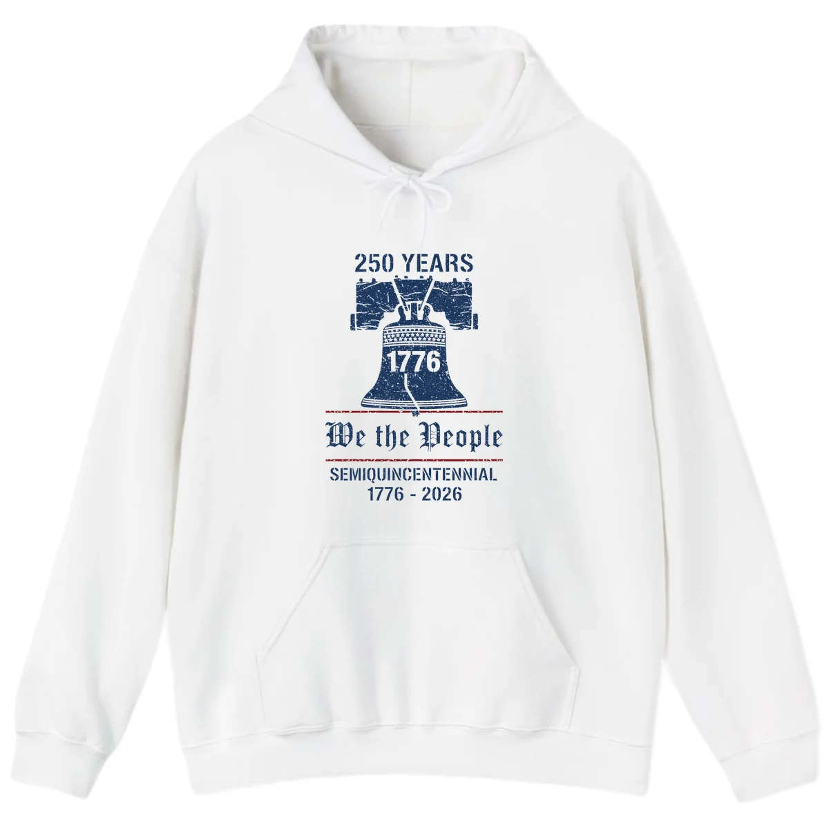 America 250 Liberty Bell Hoodie in White