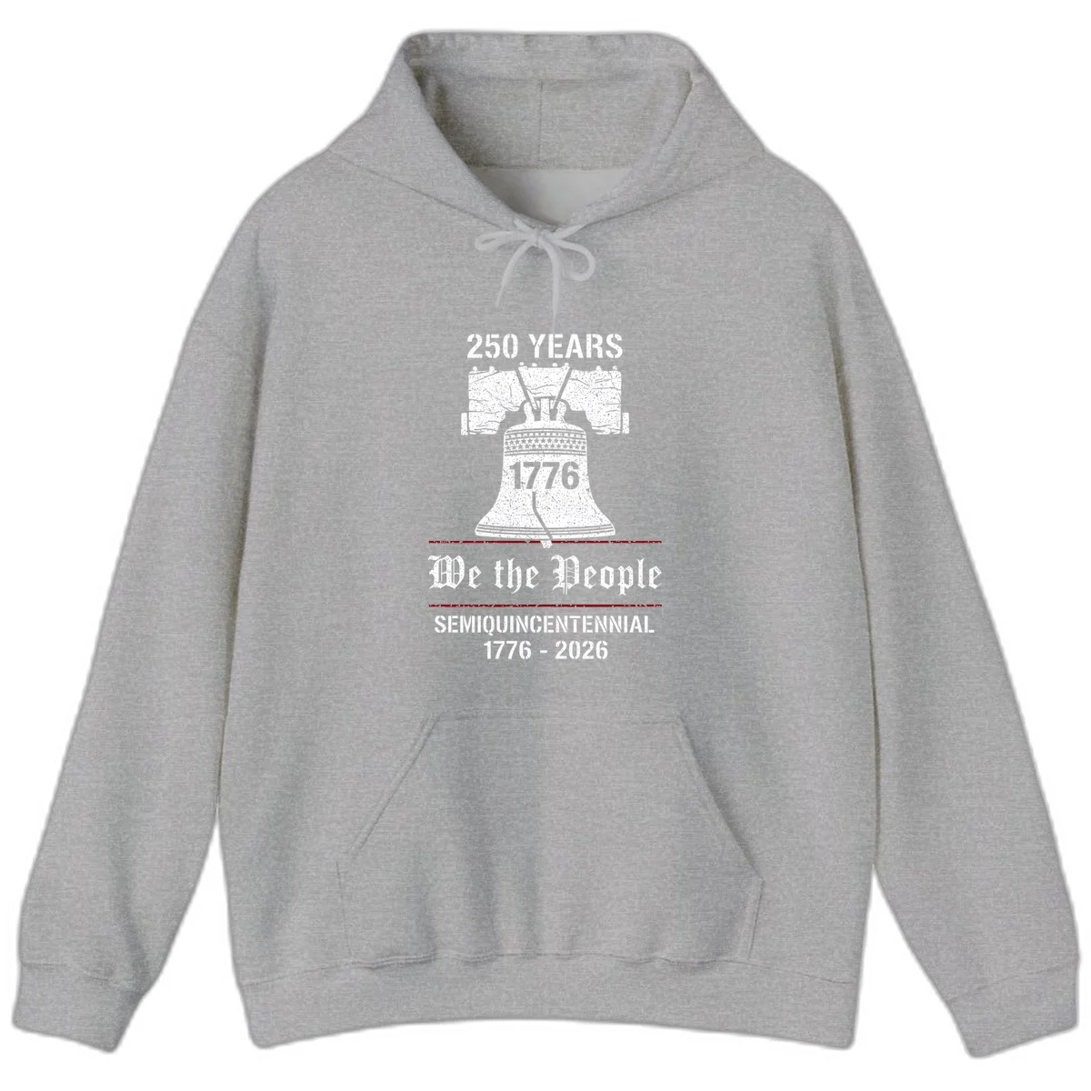 America 250 Liberty Bell Hoodie in Sport Grey