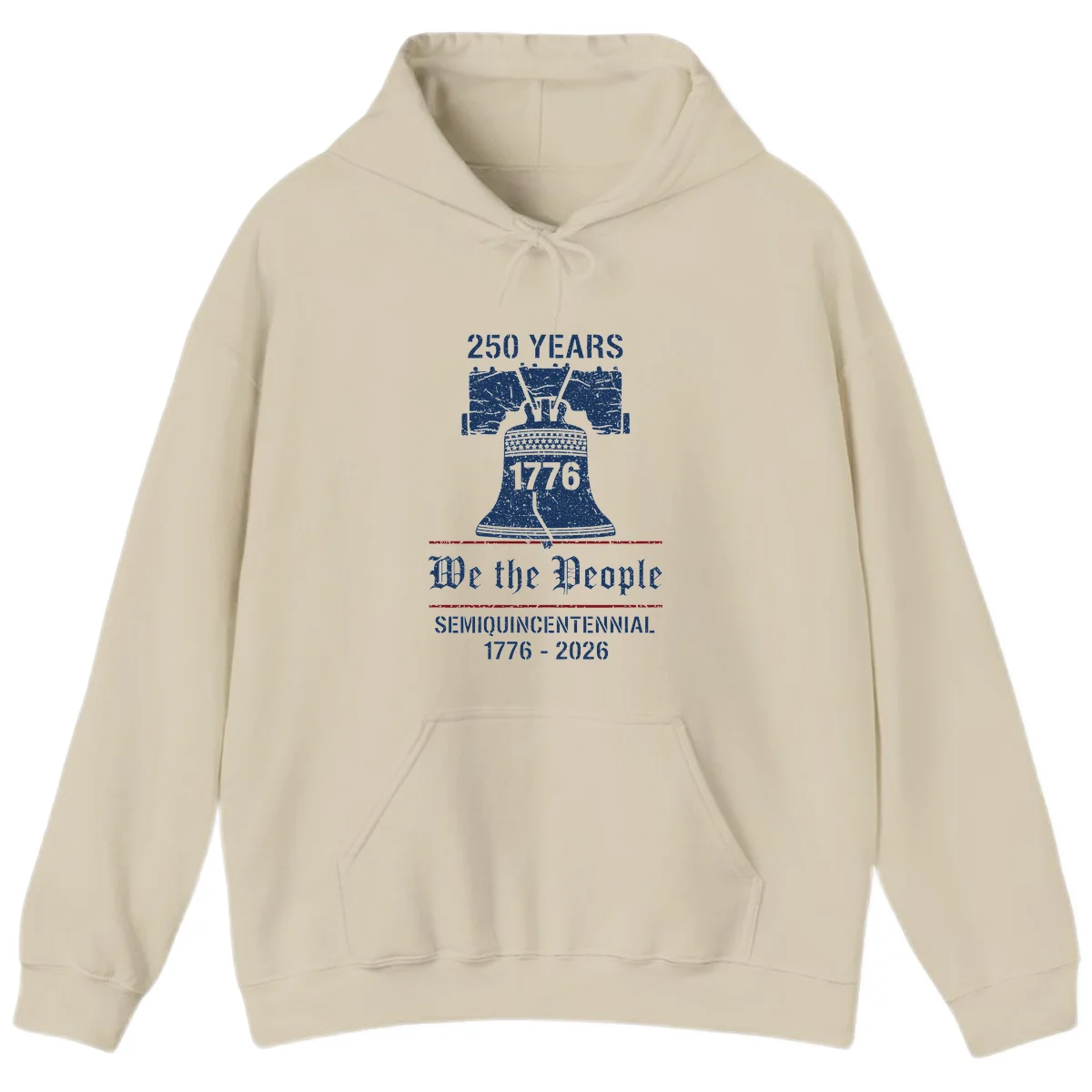 America 250 Liberty Bell Hoodie in Sand