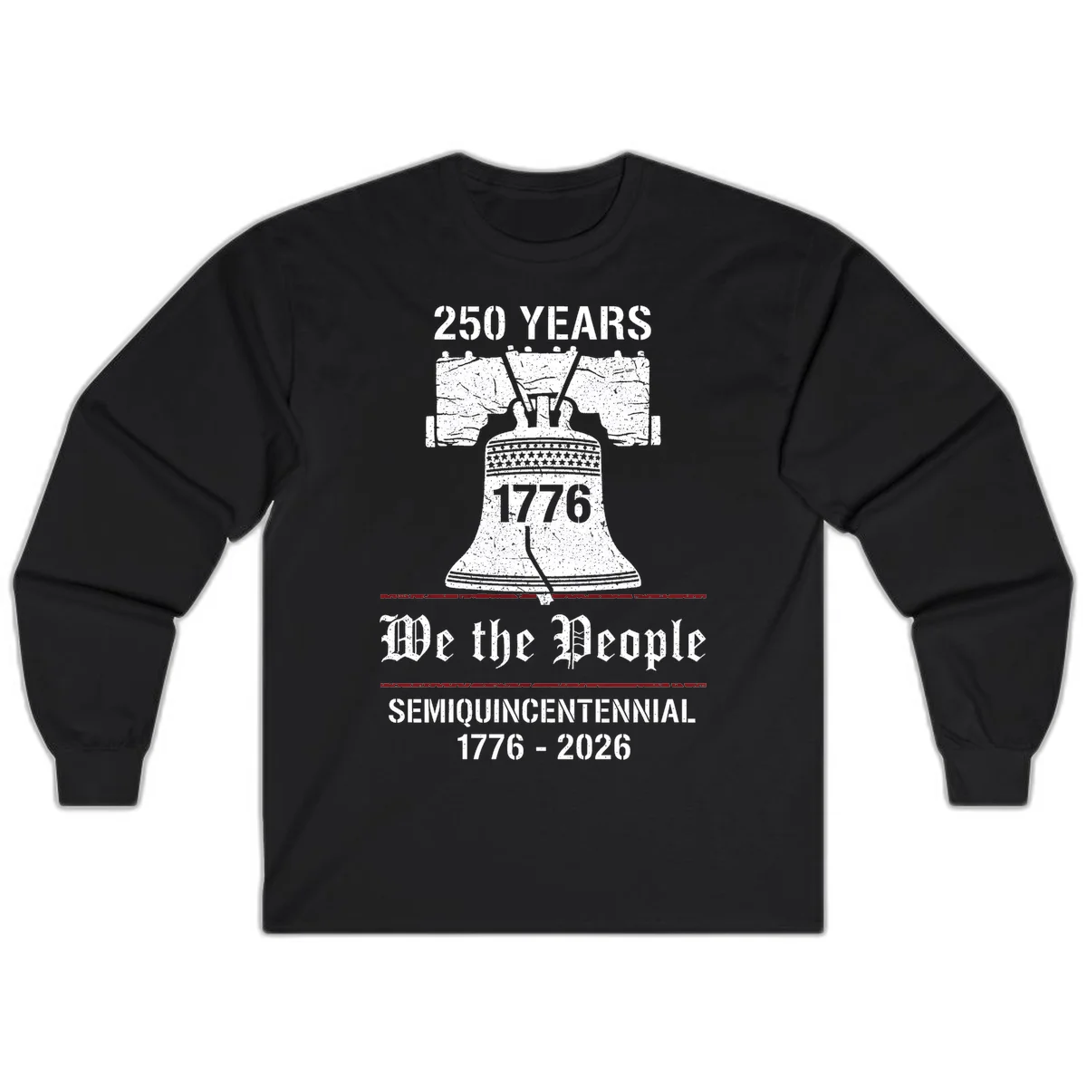 America 250 Liberty Bell Long Sleeve in Black
