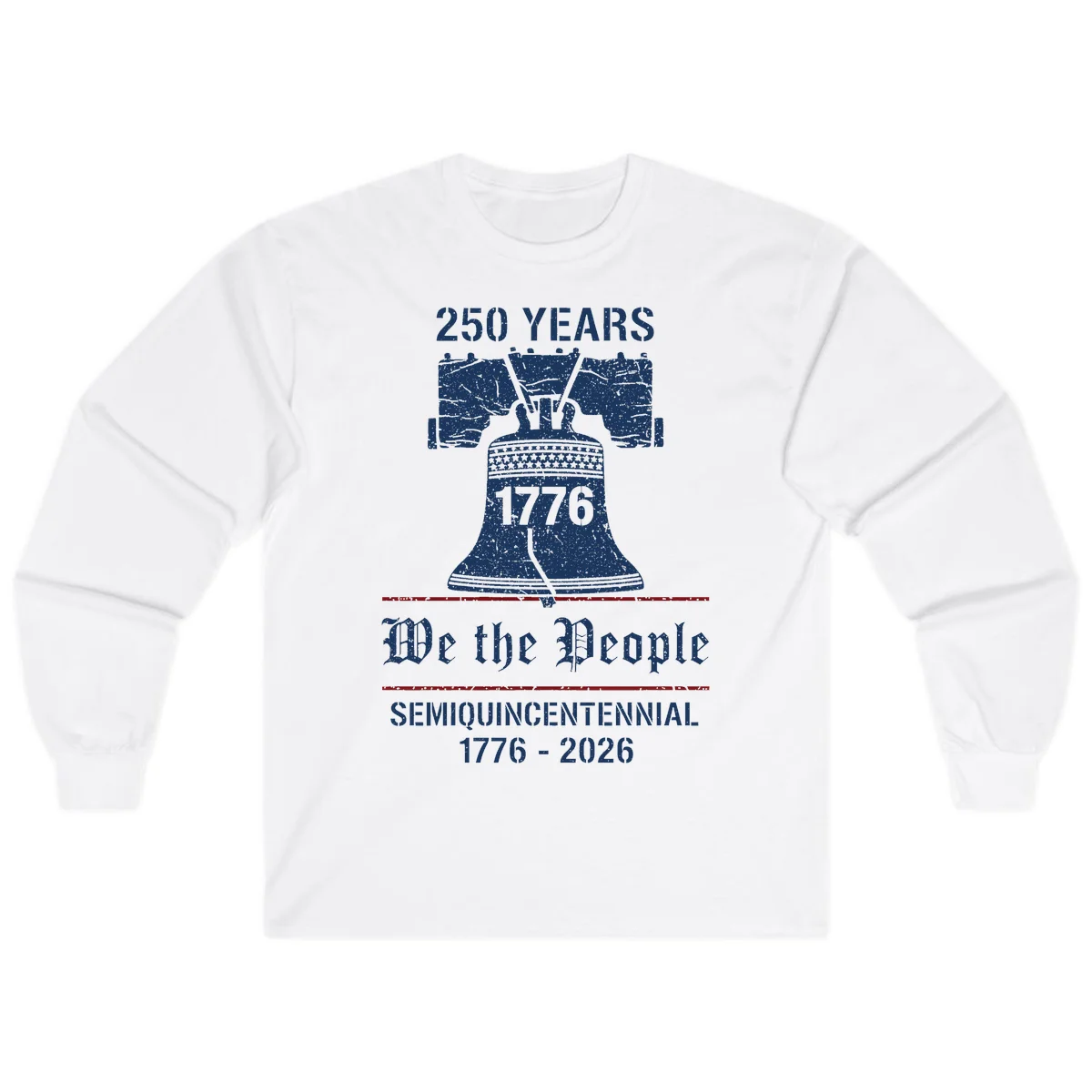 America 250 Liberty Bell Long Sleeve in White