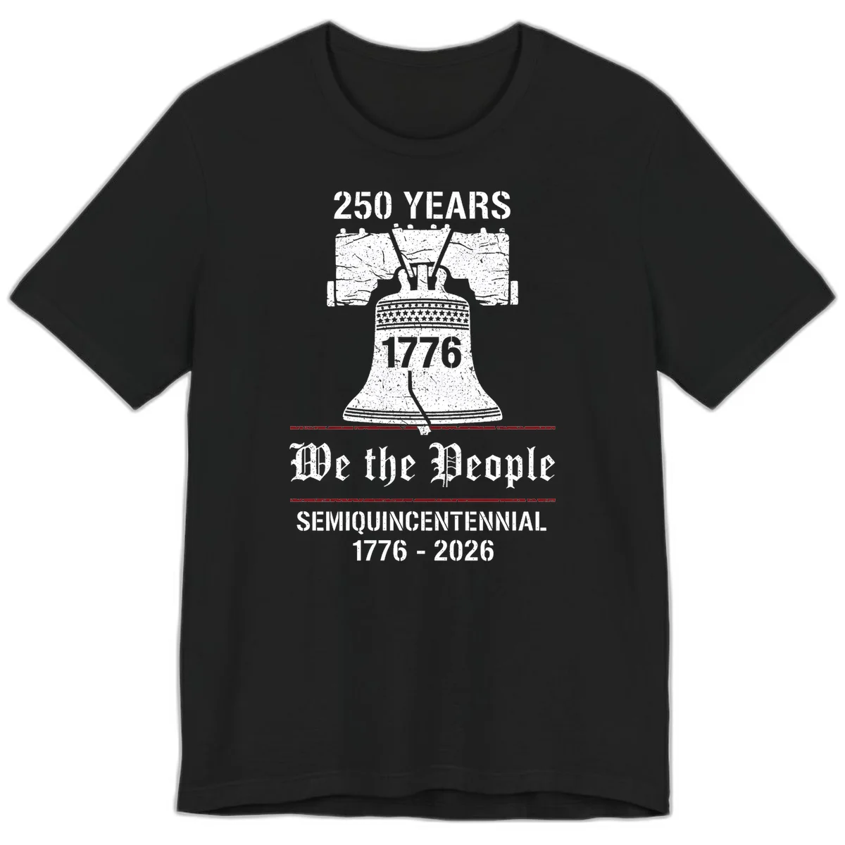 America 250 Liberty Bell Premium Tee in Black