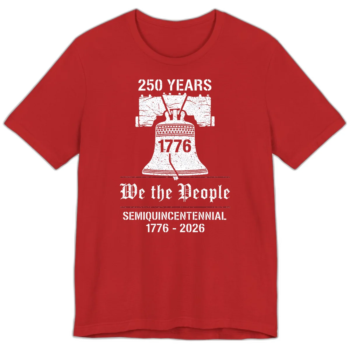 America 250 Liberty Bell Premium Tee in Red