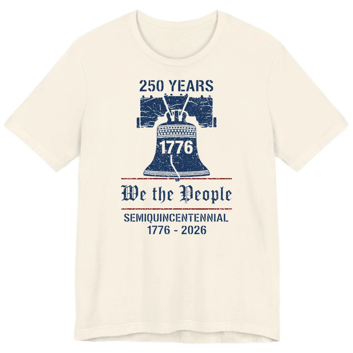 America 250 Liberty Bell Premium Tee in Natural