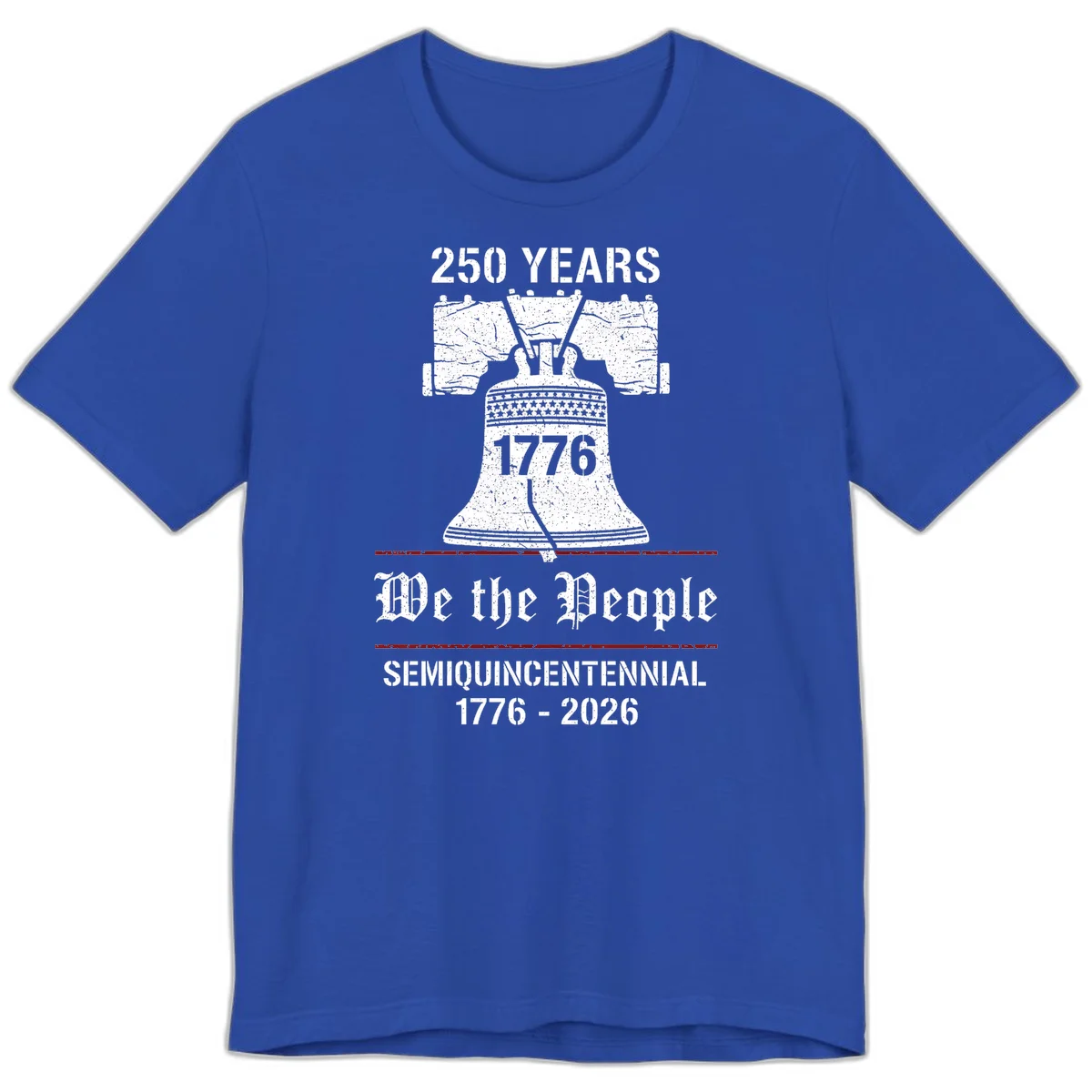 America 250 Liberty Bell Premium Tee in True Royal