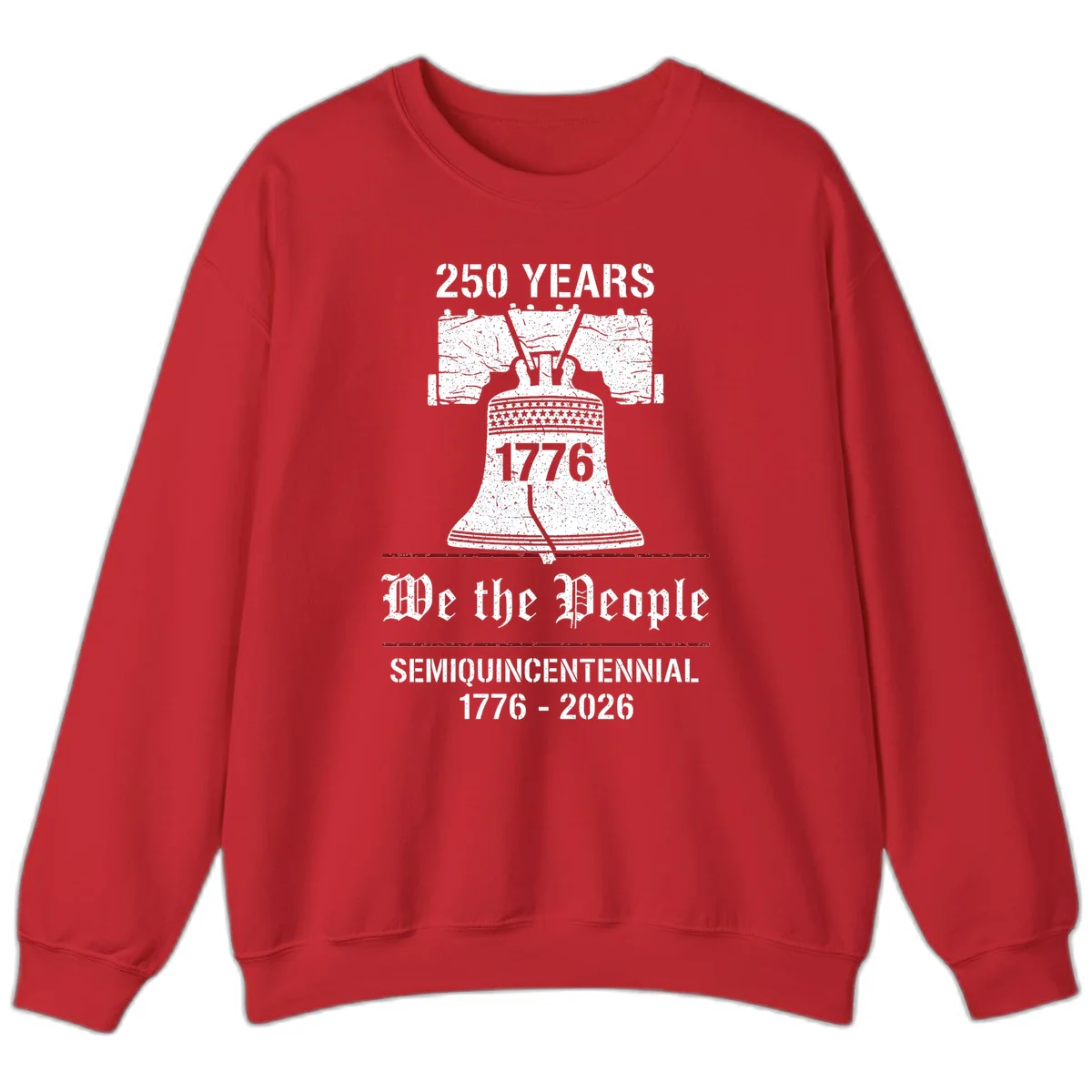 America 250 Liberty Bell Sweatshirt in Red