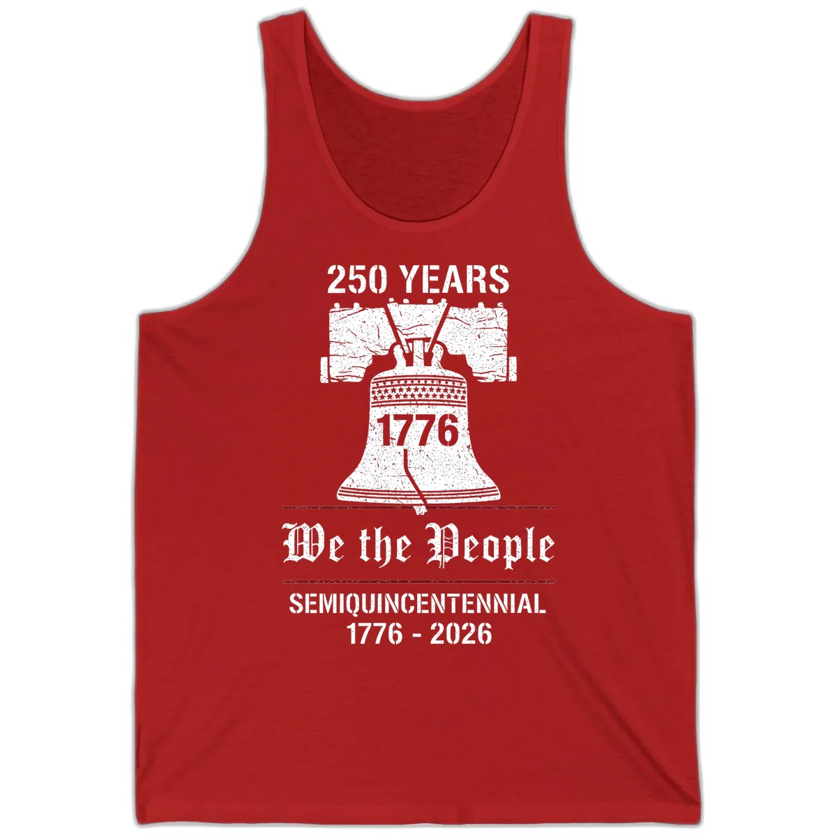 America 250 Liberty Bell Tank in Red