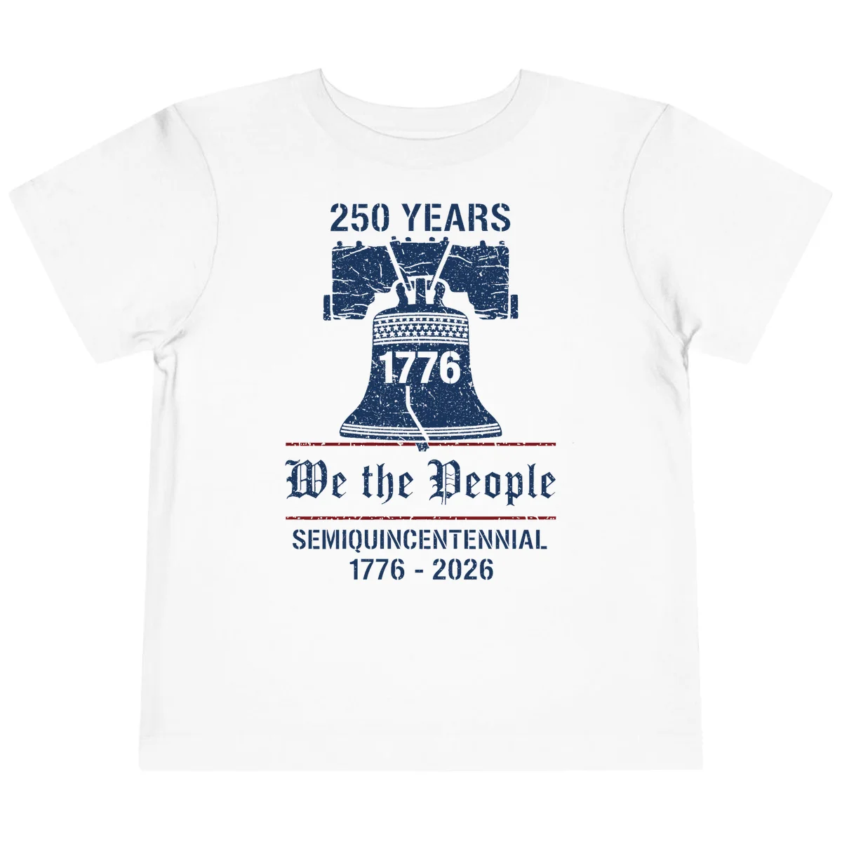 America 250 Liberty Bell Toddler Tee in White
