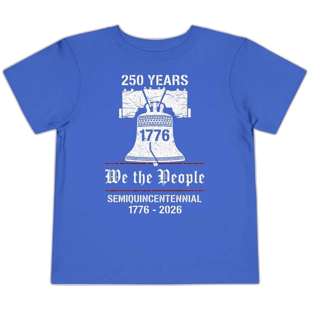 America 250 Liberty Bell Toddler Tee in True Royal