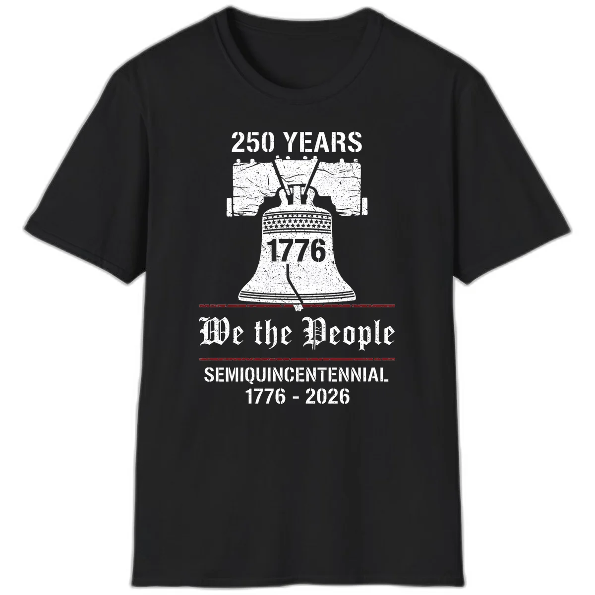 America 250 Liberty Bell T-Shirt in Black