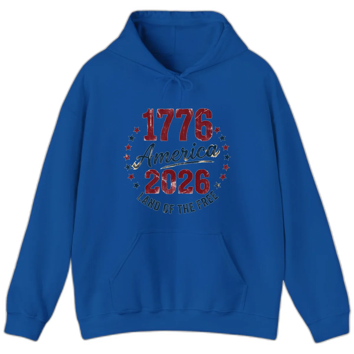 1776 America 2026 Hoodie in Royal