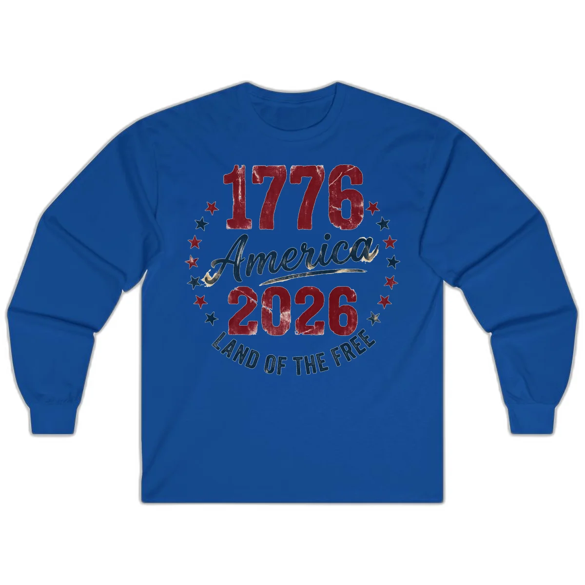 1776 America 2026 Long Sleeve in Royal