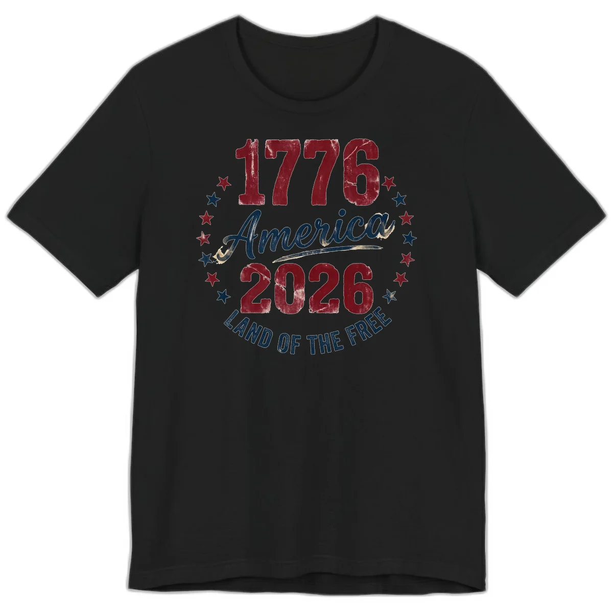 1776 America 2026 Premium T-Shirt in Black
