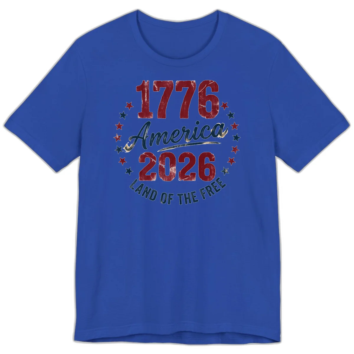 1776 America 2026 Premium T-Shirt in True Royal