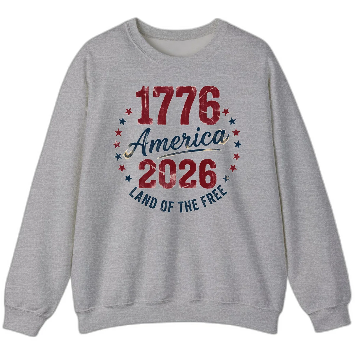 1776 America 2026 Sweatshirt in Sport Grey