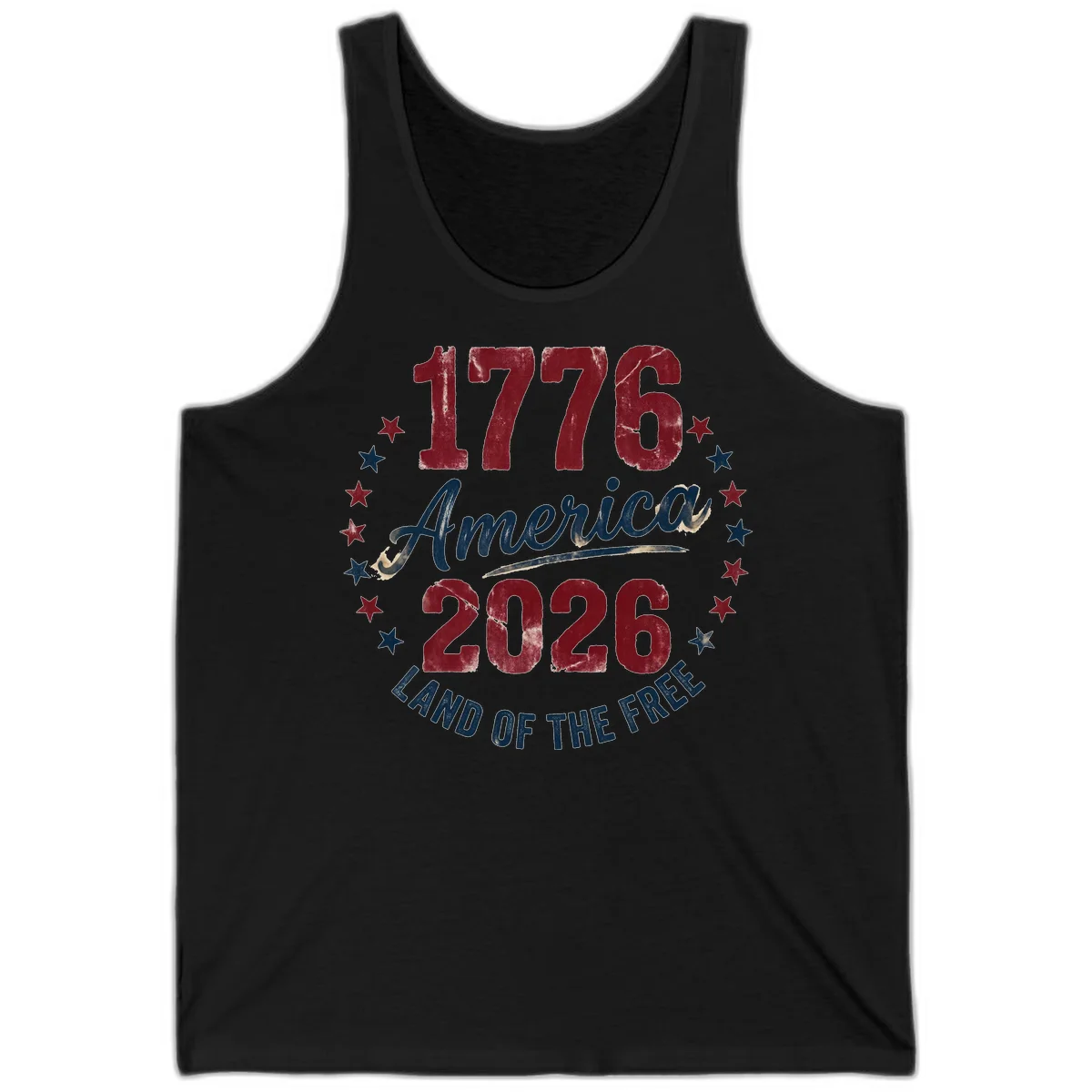 1776 America 2026 Tank in Black