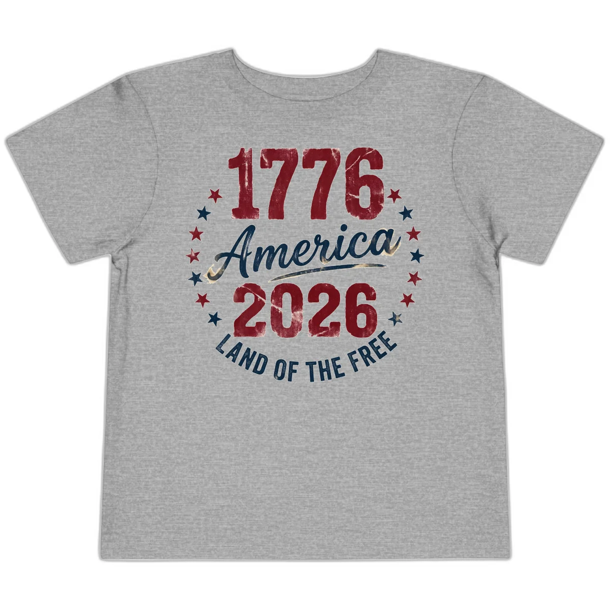 1776 America 2026 Toddler T-Shirt in Athletic Heather