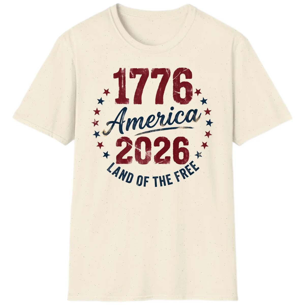 1776 America 2026 T-Shirt in Natural