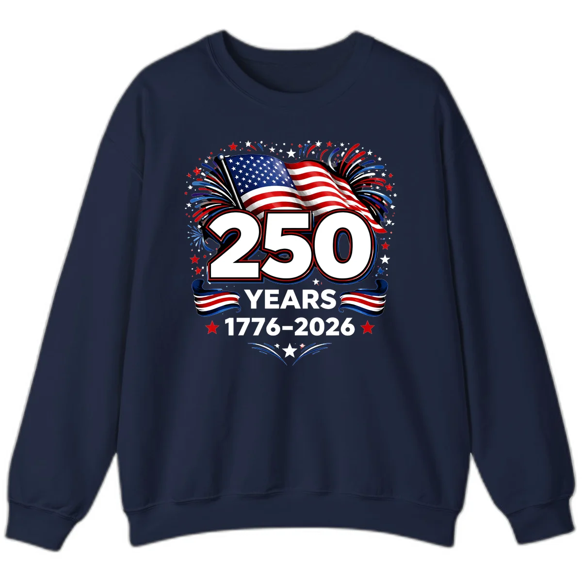 America's 250th Anniversary Celebration Design Sweatshirt in Navy