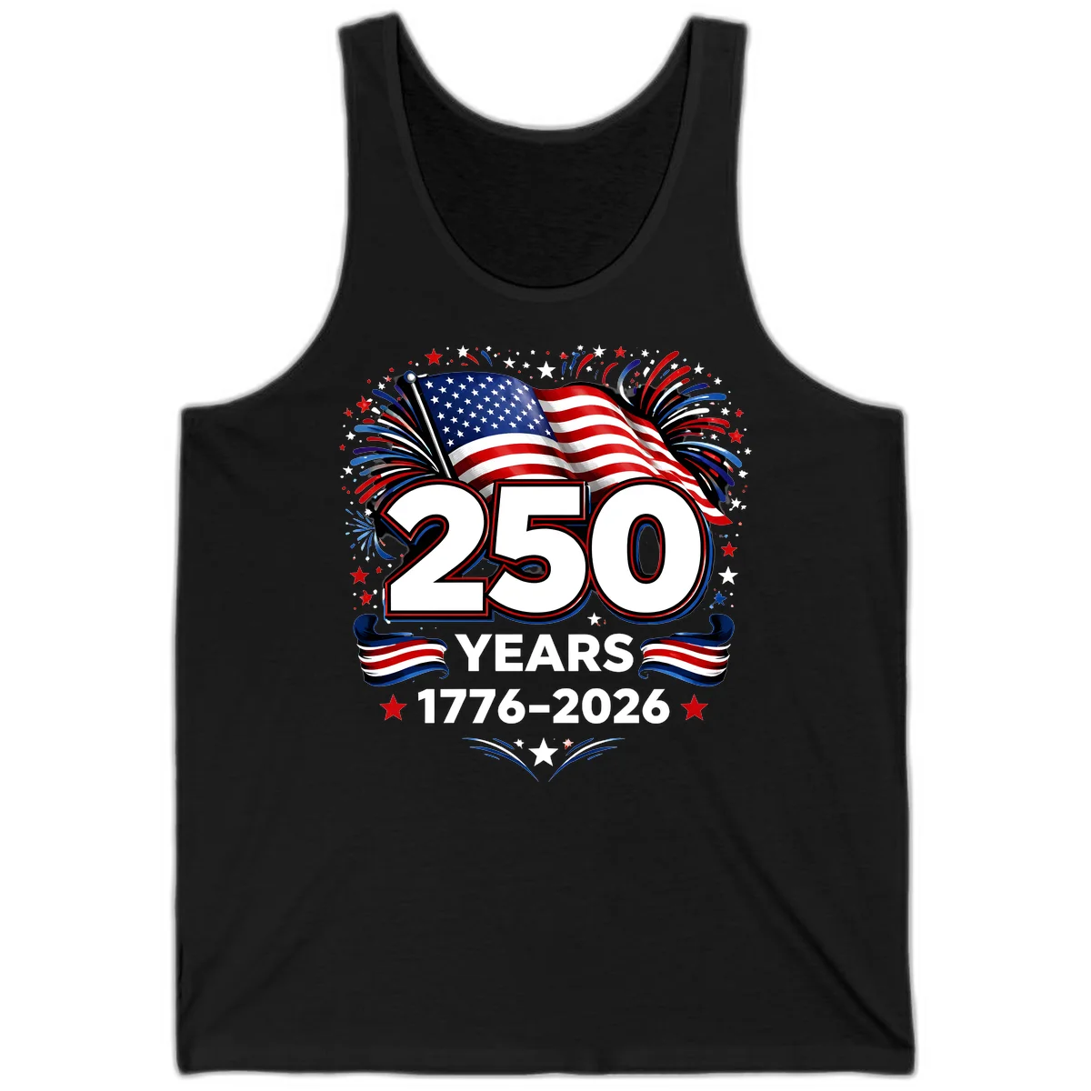 America's 250th Anniversary Celebration Design Tank in Black