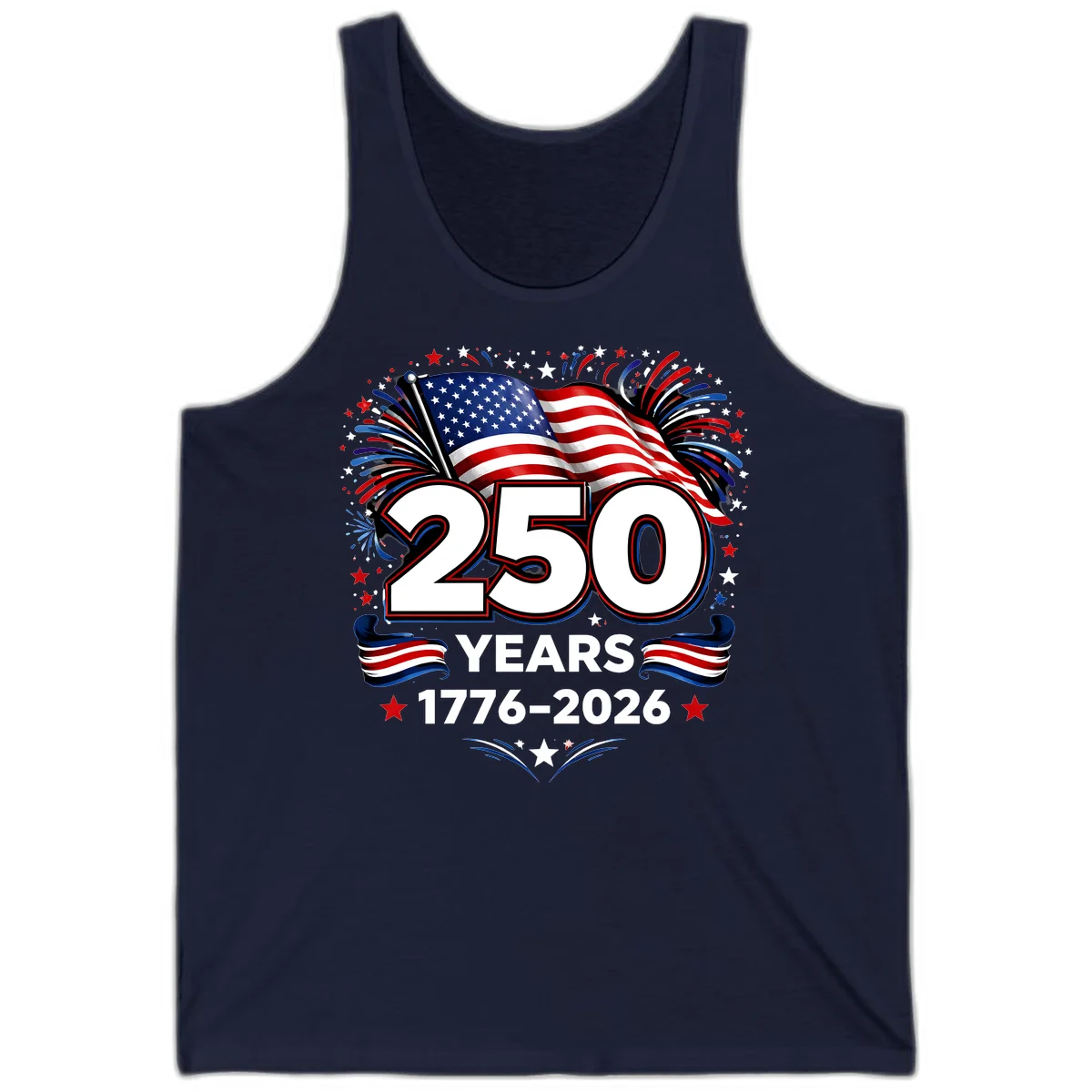 America's 250th Anniversary Celebration Design Tank in Navy