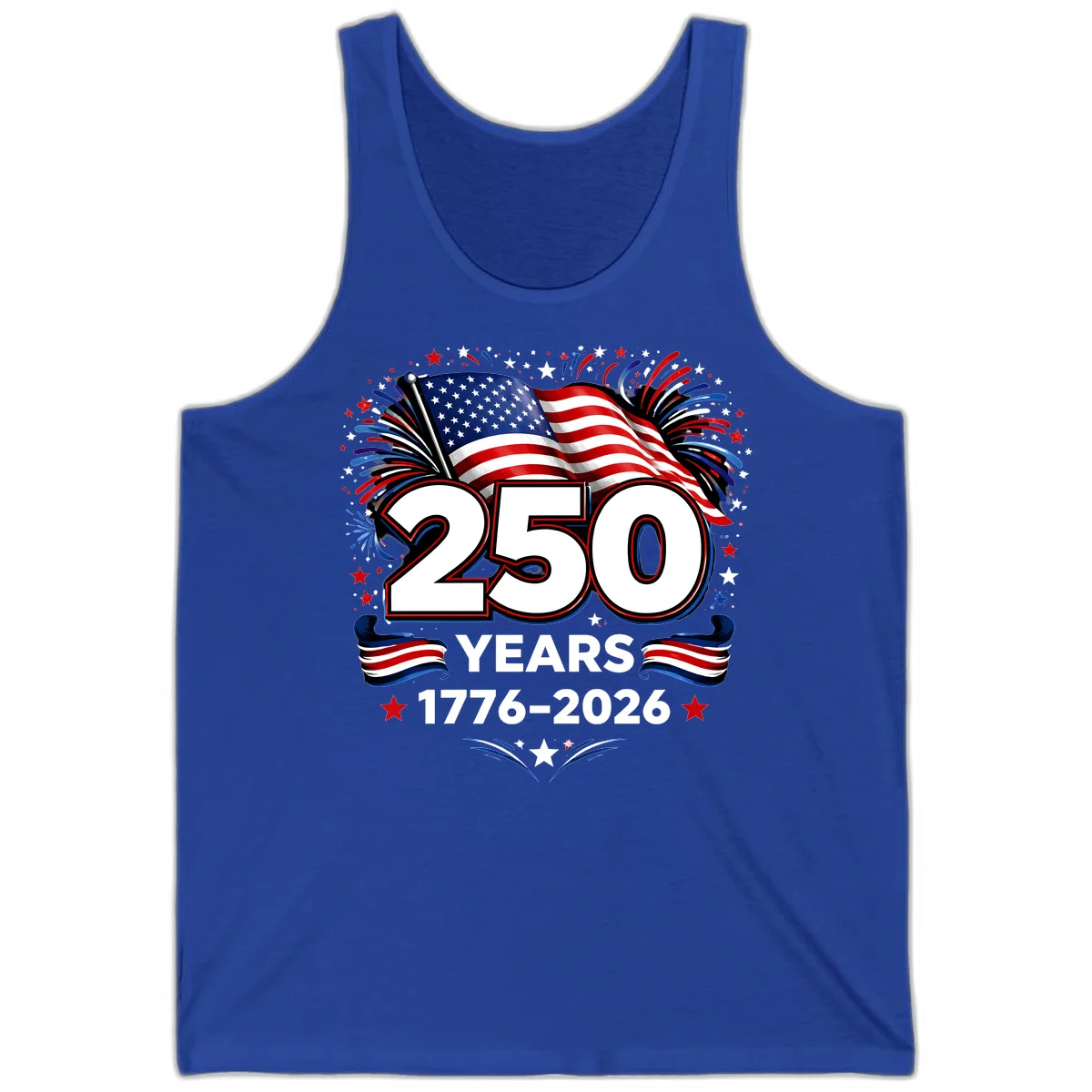 America's 250th Anniversary Celebration Design Tank in True Royal