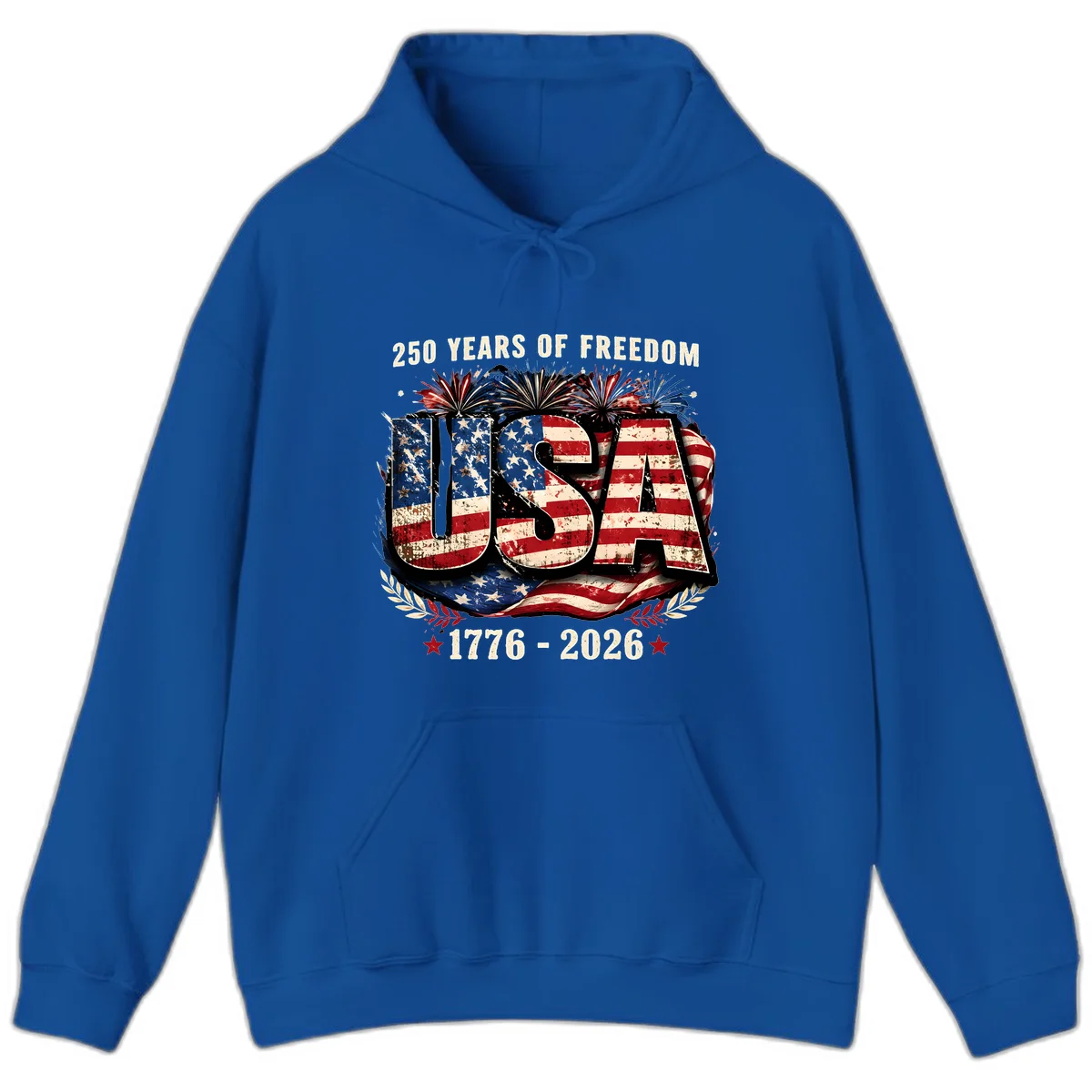 America's 250 Years of Freedom Celebration Hoodie in Royal