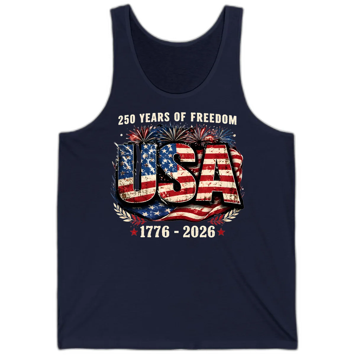 America's 250 Years of Freedom Celebration Tank in Navy