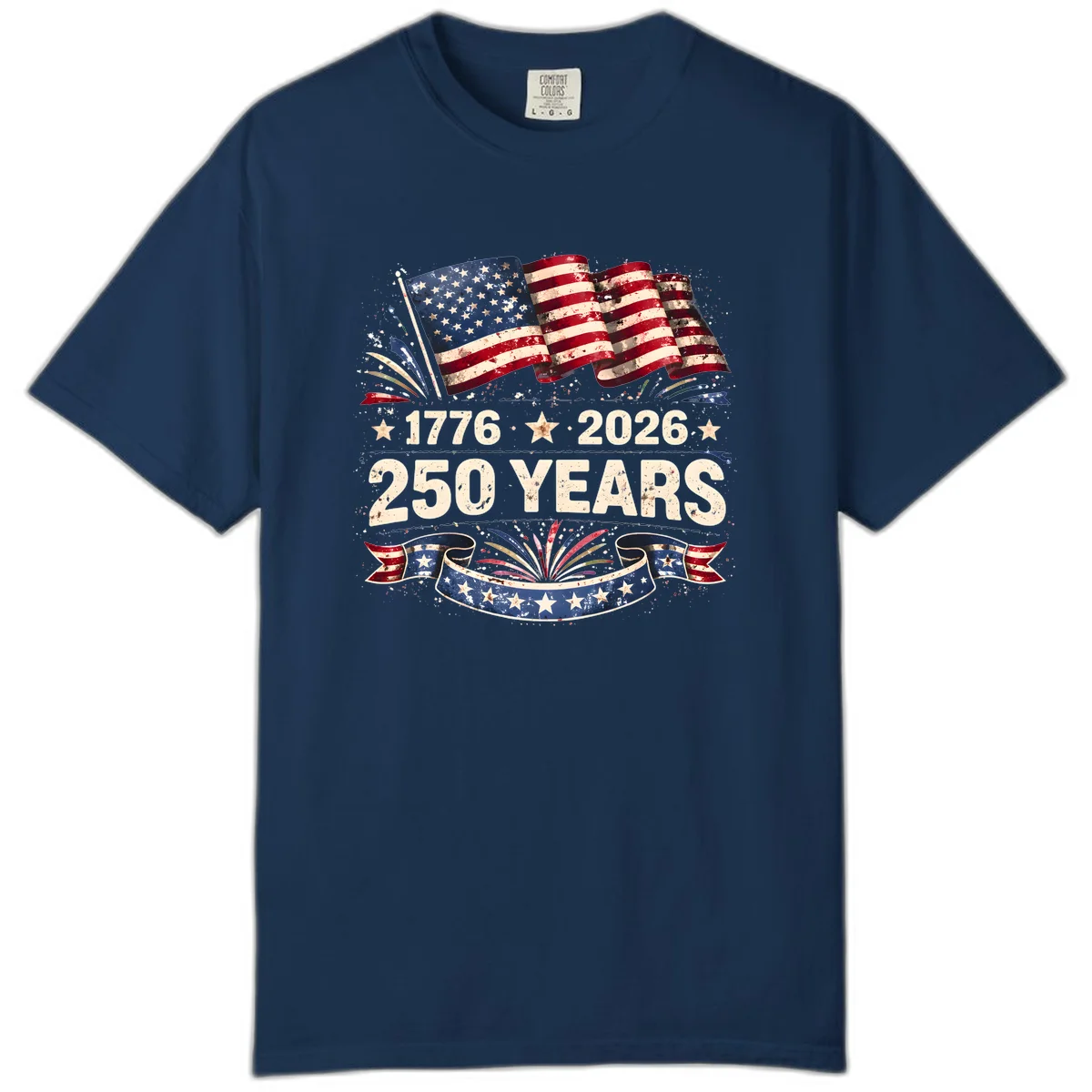 America's 250th Anniversary Comfort Color in Navy