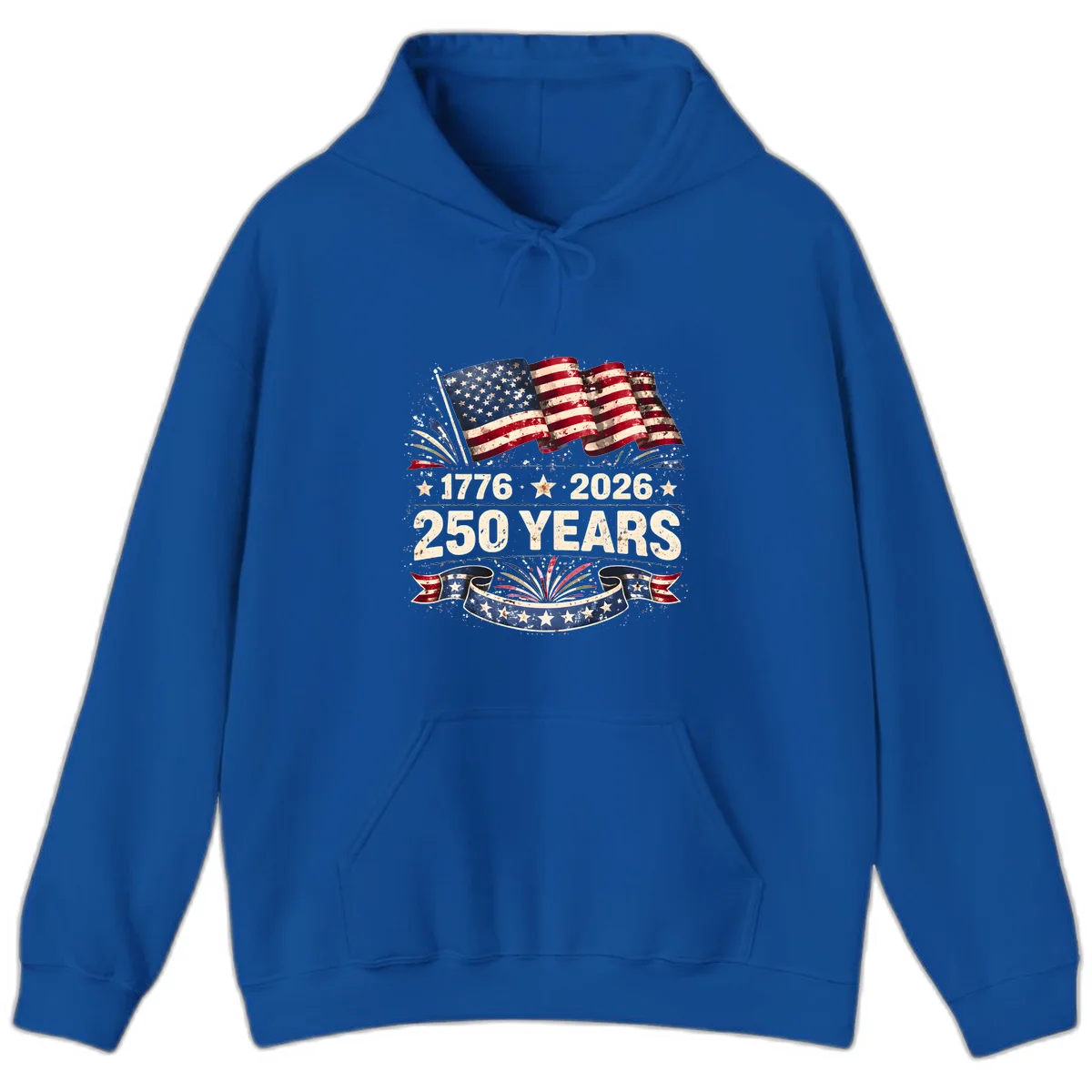 America's 250th Anniversary Hoodie in Royal