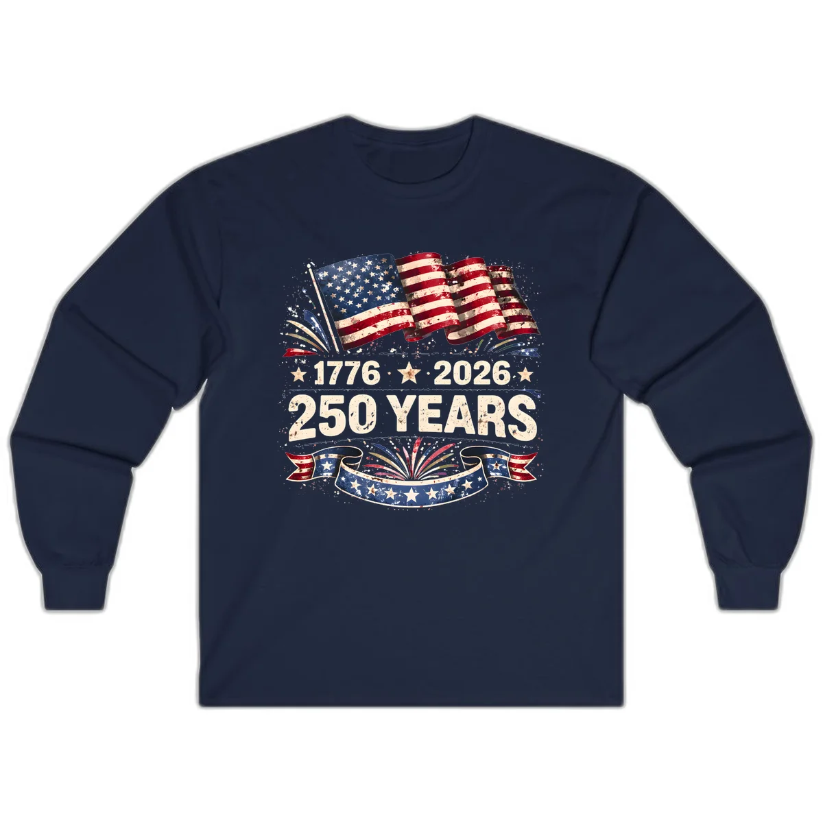 America's 250th Anniversary Long Sleeve in Navy